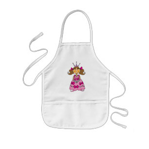 Delantal Infantil Princesa cabelluda de Brown