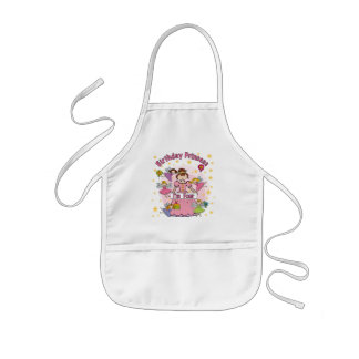 Delantal Infantil Princesa de cumpleaños soy Cuatro camisetas y rega