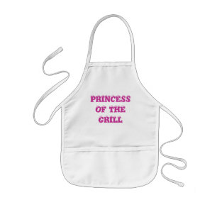 Delantal Infantil Princesa Fashion Design de la parrilla por Janz