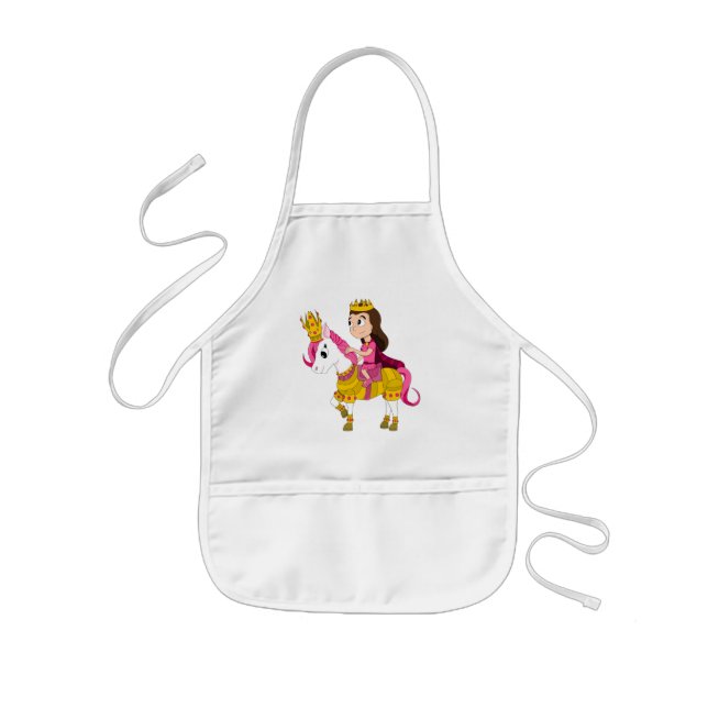 Delantal Infantil Princesa personalizado (Frente)