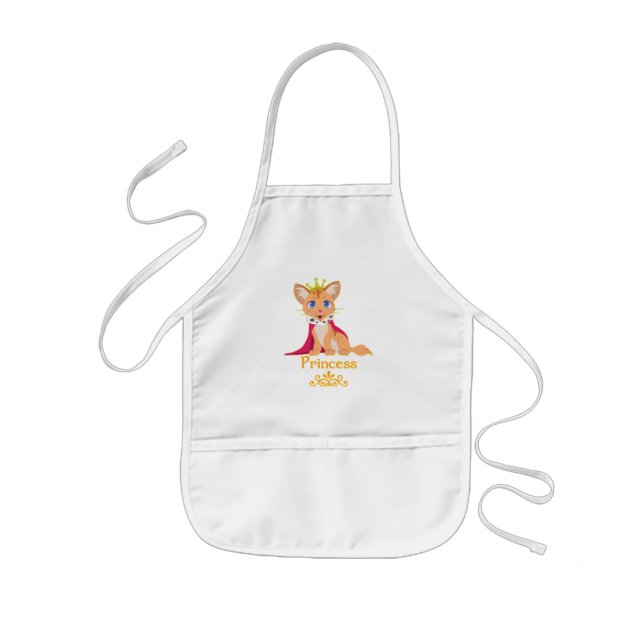 Delantal Infantil Princess Kitten (Frente)