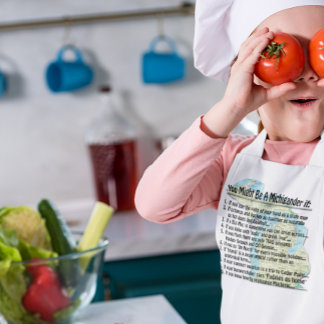 Delantal Infantil Puede ser un Michigander si: