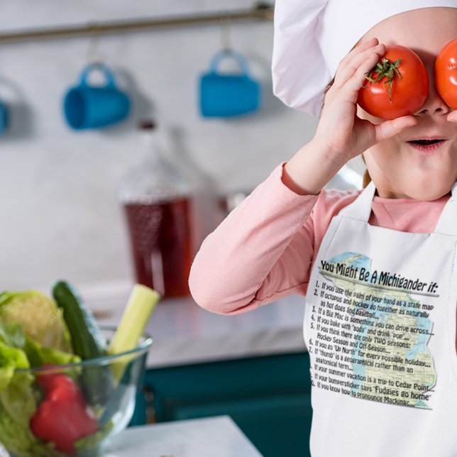 Delantal Infantil Puede ser un Michigander si: (Subido por el creador)