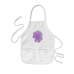 Delantal Infantil Púrpura Punch/ Flor PopArt