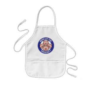 Delantal Infantil ¿Quién Dejó que los Cerdos Salieran