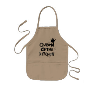 Delantal Infantil Realeza Culinaria: La Reina de la Cocina