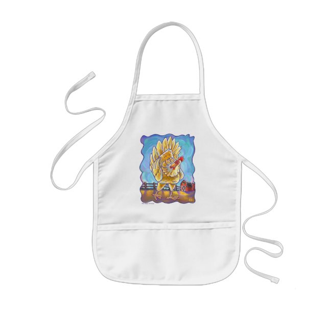 Delantal Infantil Regalos y accesorios de pollo (Frente)
