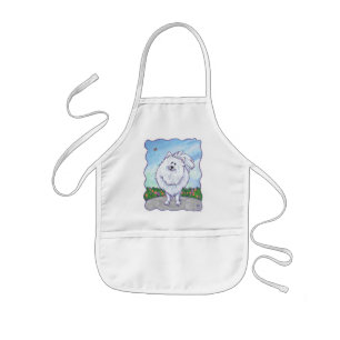 Delantal Infantil Regalos y accesorios de Pomerania Blanca