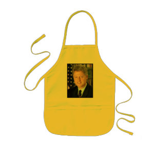 Delantal Infantil Retrato presidencial de Bill Clinton