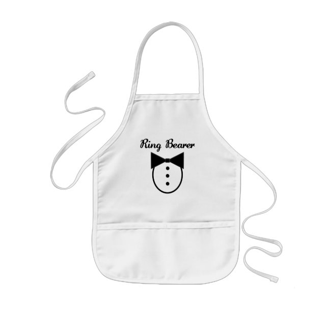 Delantal Infantil Ring Bearer Apron (Frente)