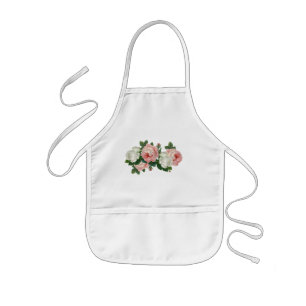 Delantal Infantil Romance floral