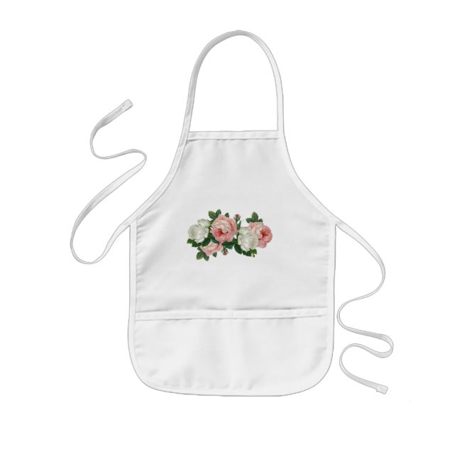 Delantal Infantil Romance floral (Frente)