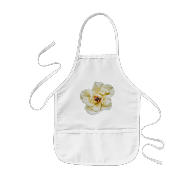 Delantal Infantil Rosa y abeja (Frente)