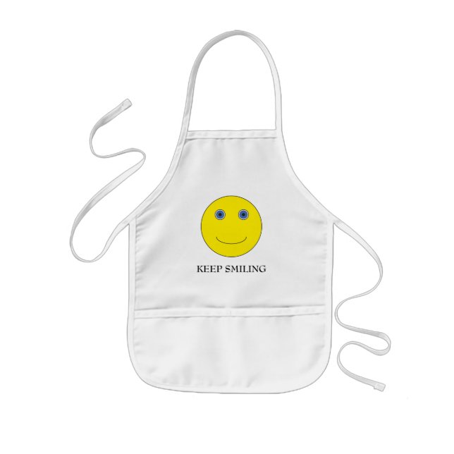 Delantal Infantil Seguir sonriendo (Frente)