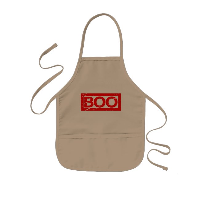 Delantal Infantil Sello de Boo (Frente)