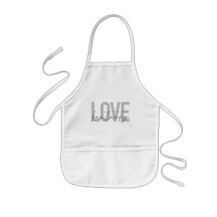 Delantal Infantil Sencillo, moderno, urbano, genial diseño Love Kent
