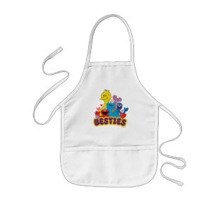 Delantal Infantil Sesame Street Valentine Besties
