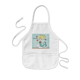 Delantal Infantil Sirenita para personalizar