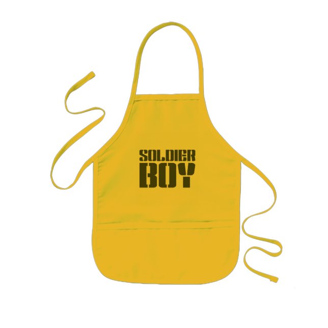 DELANTAL INFANTIL SOLDIER BOY (Frente)