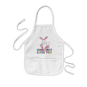 Delantal Infantil SomeBunny le ama