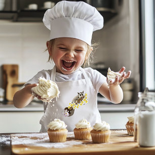 Delantal Infantil Sugar Glider Cute Floral