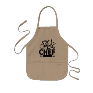 Delantal Infantil Super Chef Kitchen Apron con herramientas
