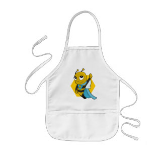 Delantal Infantil Superhero bee cartoon 