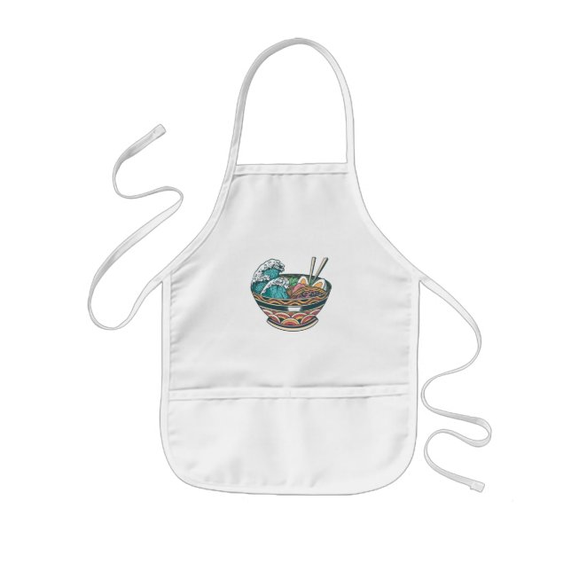 Delantal Infantil Tazón de Ramen (Frente)