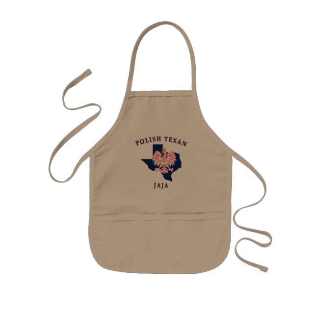 Delantal Infantil Texan Jaja polaco (Frente)
