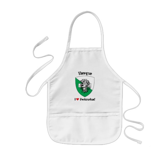 Delantal Infantil Thurgau Schweiz Schürze (Frente)