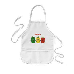 Delantal Infantil Tía de pimiento picante capsicum trío canto person