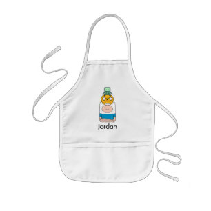 Delantal Infantil Tiempo de aventura BMO, Jake y Finn