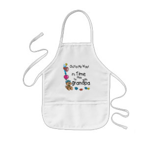 Delantal Infantil Tiempo de jugar con el abuelo