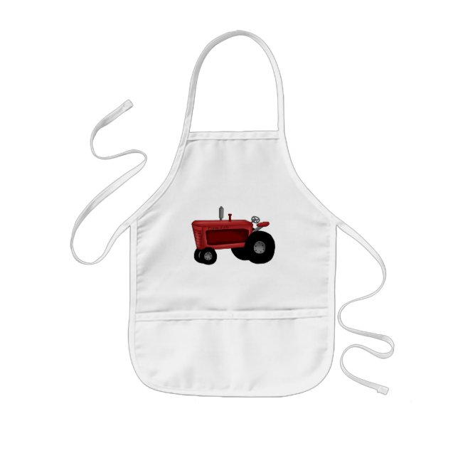 Delantal Infantil Tractor de granja (Frente)