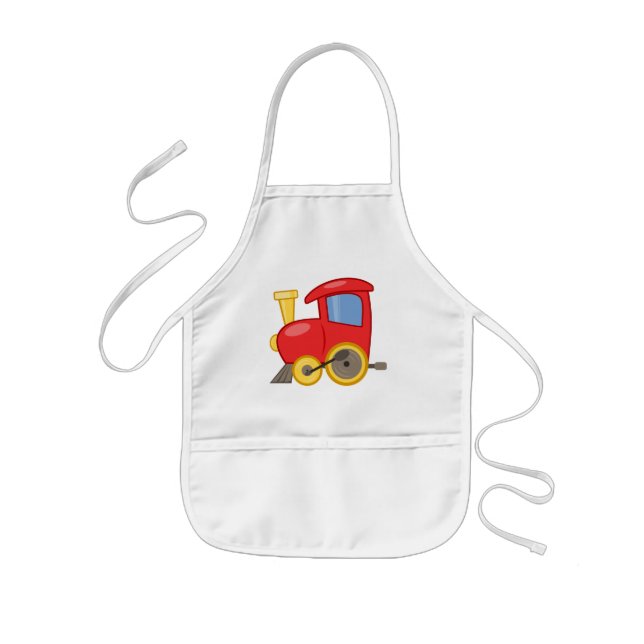 Delantal Infantil Tren Apron/Toy para niños (Frente)