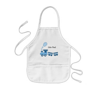 Delantal Infantil Tren Azul Choo Choo