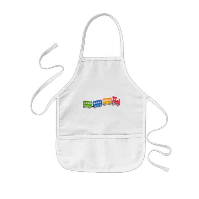 Delantal Infantil Tren del juguete (Frente)