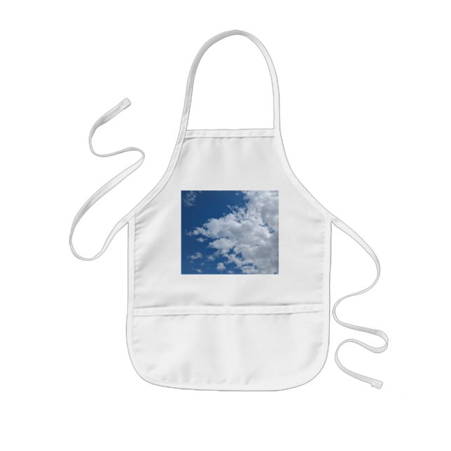 Delantal Infantil Triángulo de las nubes (Frente)