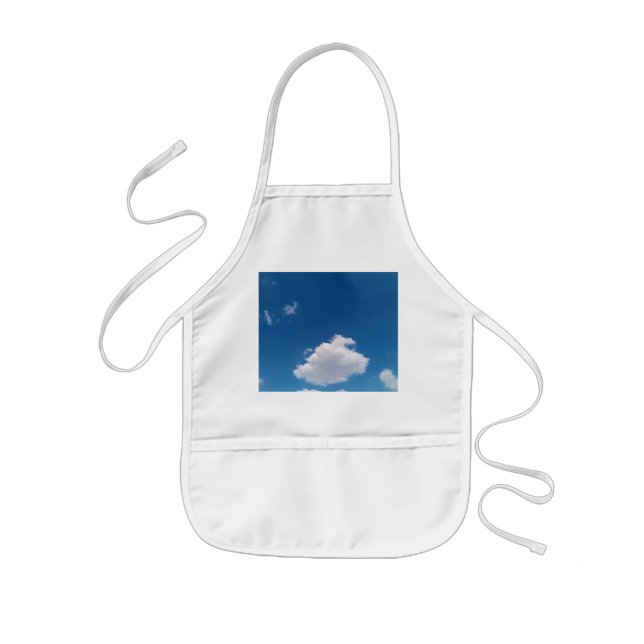 Delantal Infantil Una única nube (Frente)