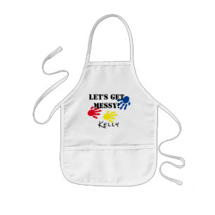 Delantal Infantil ¡Vamos a meternos! Personalizado