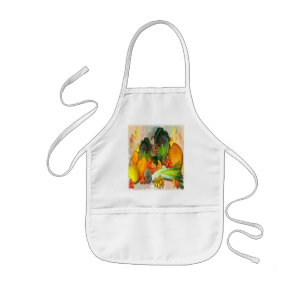 Delantal Infantil VEGETALES DE AUTUMN ~ Apron para niños