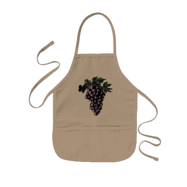 Delantal Infantil Vinos de uva Apron (Frente)