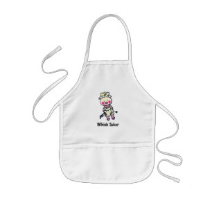 Delantal Infantil Whisk Taker Pig - Funny Chef Design