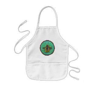 Delantal Infantil Wool Carder Bee