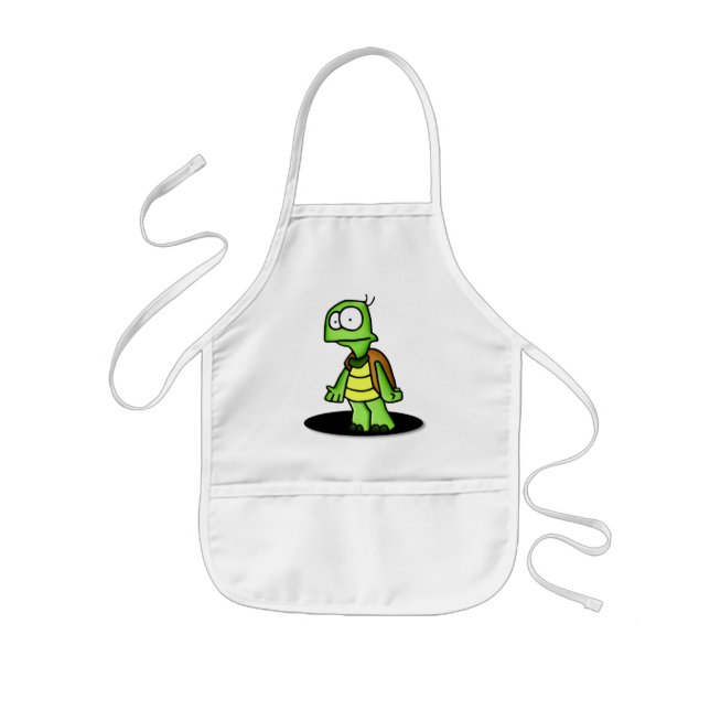Delantal Infantil Zippy el Apron de la Tortuga (Frente)