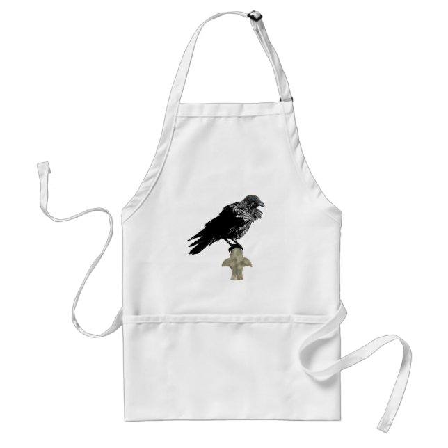 Delantal Inked Raven (Frente)