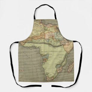 Delantal Inspiración de antiguo mapa antiguo
