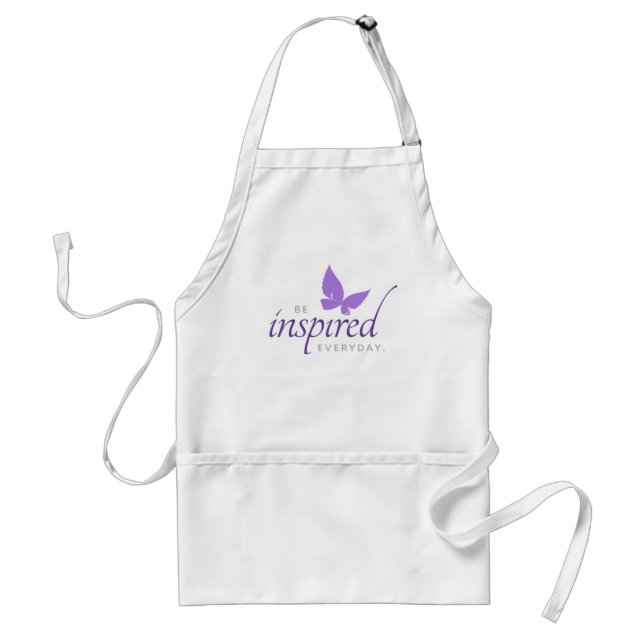Delantal Inspirador inspirarse en la mariposa cotidiana (Frente)
