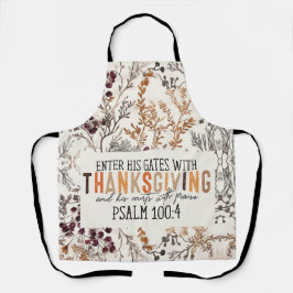 Delantal Inspirando caída Feliz Día de Acción de Gracias y