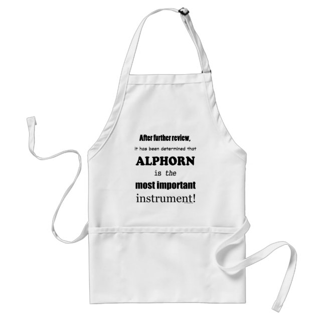 Delantal Instrumento más importante de Alphorn (Frente)